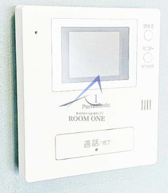 町田アパートのセキュリティ|モニター付きインターホンです。