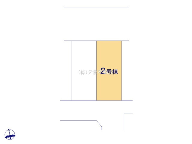 《仲介手数料無料》久喜市青葉３丁目5-5新築一戸建てグラファーレの区画図
