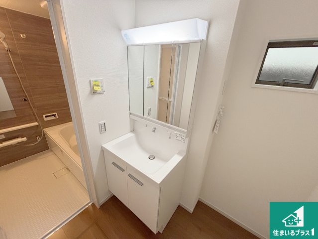 交野市私部　第2期　新築一戸建ての外観|周辺は落ち着いた街並みの住宅地！子育てがしやすい住環境です！まだ未完成ですが、現地でしかわからない事もございます。是非一度ご覧ください。