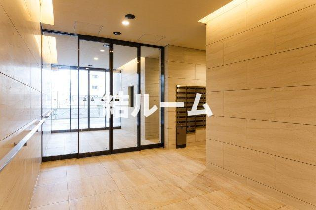 板橋区板橋４丁目の賃貸マンションのロビー