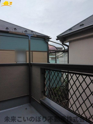 【バルコニー】 | さいたま市北区宮原町4丁目中古戸建て | お洗濯にも便利なバルコニー付き