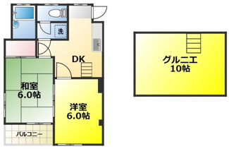 【間取り】 | 三和ハイツ