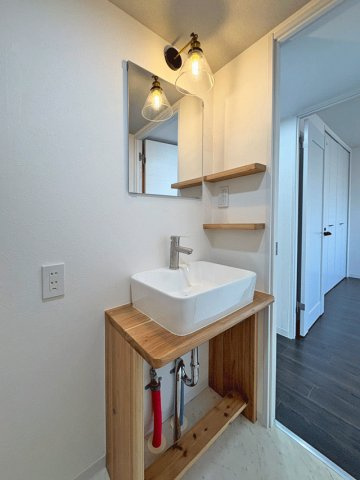 向陽台サニーハイツの洗面所