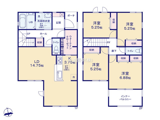 新築一戸建　飯能市双柳　全11棟　②号棟