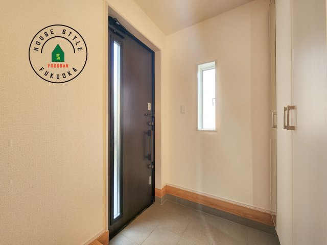 福岡市東区高美台3丁目第2-2棟（1号棟）の防犯設備|二重ロックでしっかり防犯対策ができます。