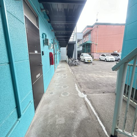 ハイツラポートＤのエントランス