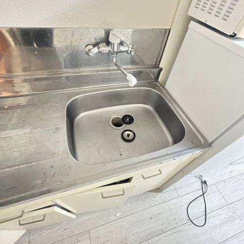 ハイツラポートＤの洗面所