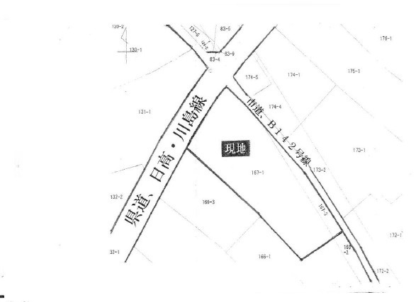資材置き場・駐車場用地　日高市田波目