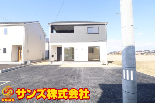 矢吹町東郷第3　　　1号棟　　　善郷小学校、矢吹中学区の外観|南東側から見た外観