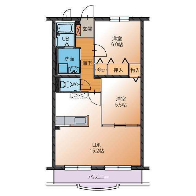 ハートフル　アヴァンツァーレの間取り