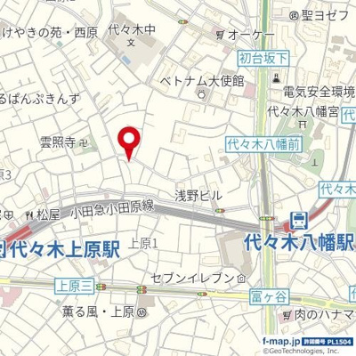 【地図】 | ビット代々木上原ラティス