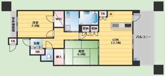 【間取り】 | ディーグラフォート千里中央