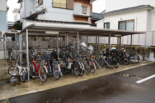 レガーロ旭町の駐車場|駐輪場＆バイク置き場です。