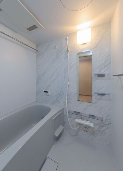 DEVELD栄生　WESTの浴室