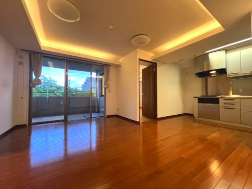 グランディア緑丘の居間・リビング|間接照明付きのおしゃれなリビングです