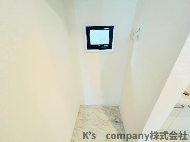 茅ヶ崎市松が丘2丁目　新築戸建　2号棟の独立洗面台|同施工例