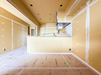 【居間・リビング】 | 大森駅前住宅2号棟 | リビングダイニング　※工事中