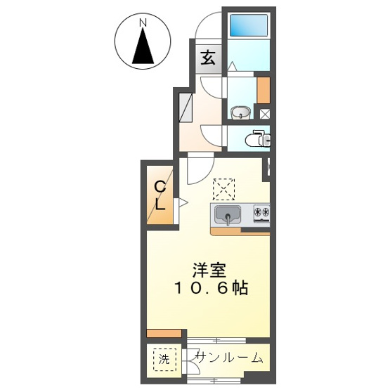 【間取り】 | エムズガーデンB