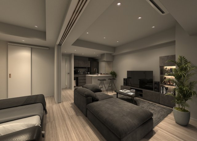 SYFORME SUMIYOSHI Ⅲの洋室|カラータイプ（ASH）参考写真