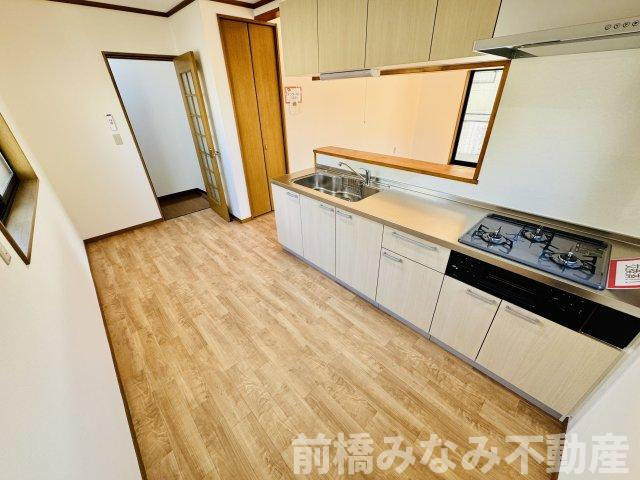 【中古戸建】前橋市箱田町　４LDKのキッチン|新品交換済みキッチン／