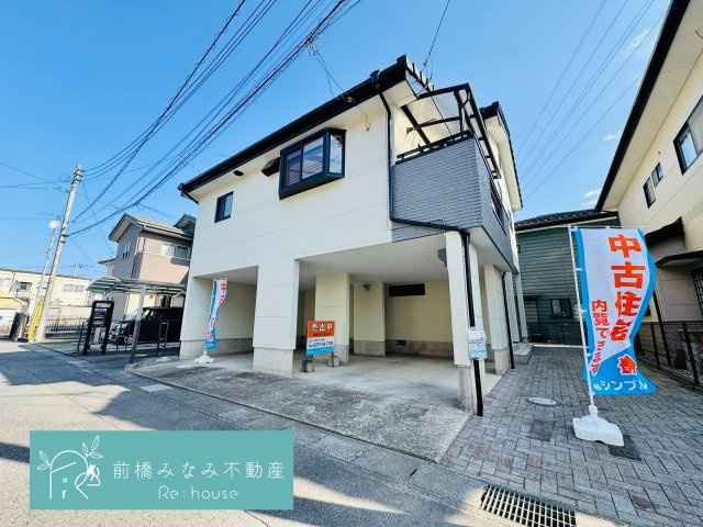【中古戸建】前橋市箱田町　４LDKの外観|インナーガレージのある家♪