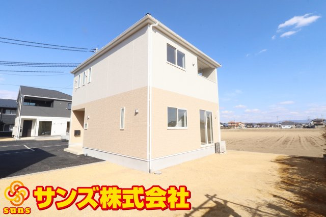 矢吹町東郷第3　　　2号棟　　　善郷小学校、矢吹中学区の外観|南西側から見た外観