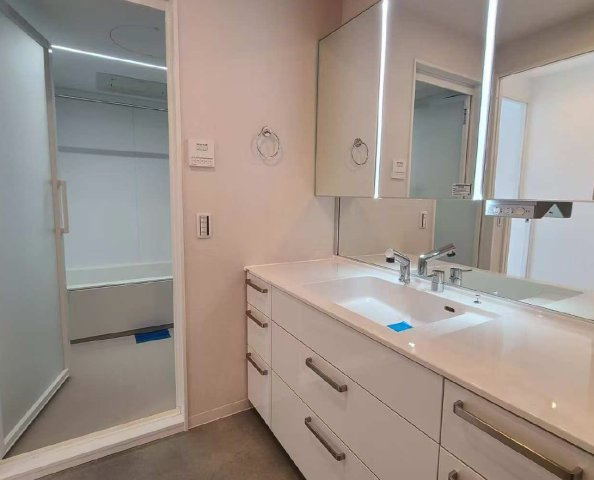 ヴィークタワー南堀江の独立洗面台