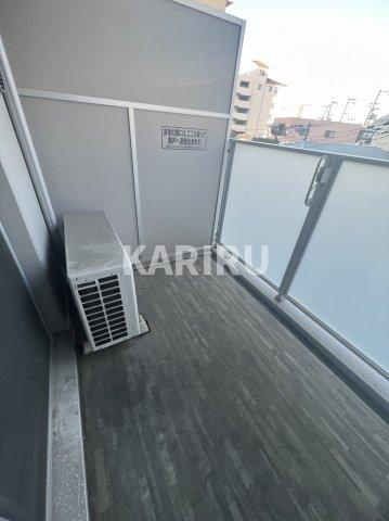 レジュールアッシュ京橋のバルコニー