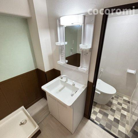 メゾン枚方リバーサイド（リノベーション）の洗面所