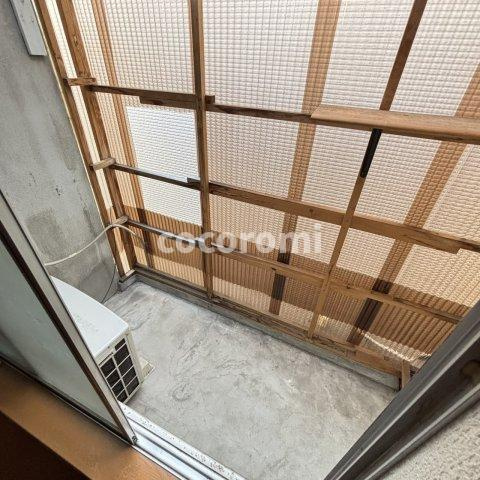 高柳7丁目車庫付き貸家のバルコニー