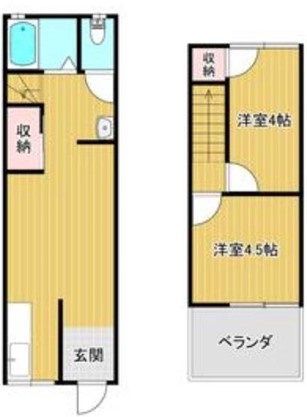仁和寺町ハイツの間取り