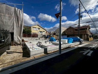 【前面道路含む現地写真】 | 千代田４丁目　新築分譲住宅　全２区画