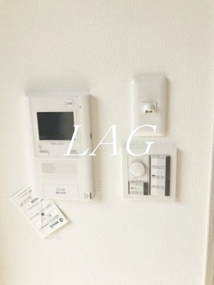 【セキュリティ】 | ラグディア高輪 | モニターつきインターホンです。