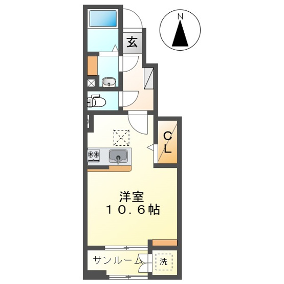 【間取り】 | エムズガーデンB