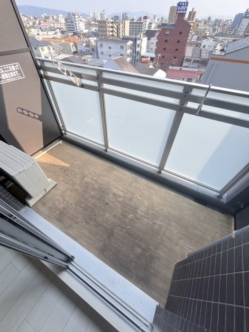 大阪市城東区諏訪１丁目の賃貸マンションのバルコニー