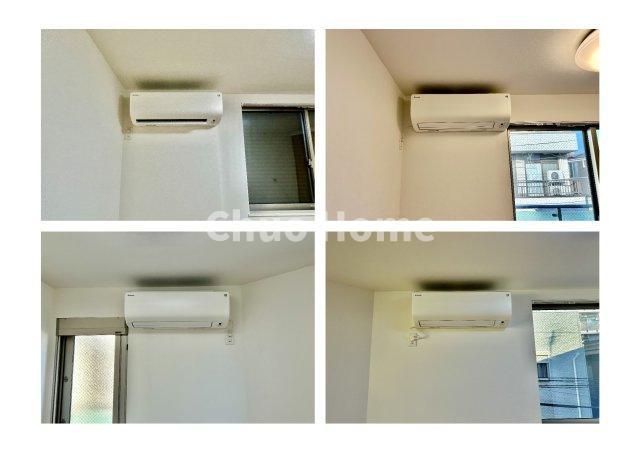 荒川区東日暮里3丁目中古住宅の冷暖房・空調設備|各居室とリビングにそれぞれエアコンが付いています