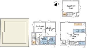 【間取り】 | ご自宅から現地まで、当社スタッフがお車にて、「お迎え・お送り」をしております。ぜひお気軽にお問い合わせくださいませ♪