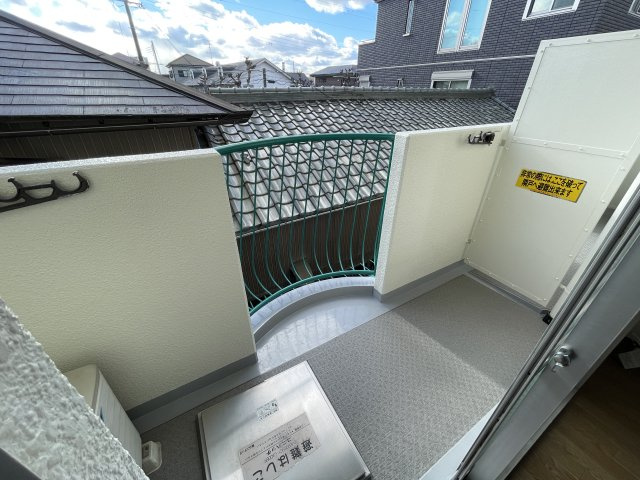 中野パレスのバルコニー