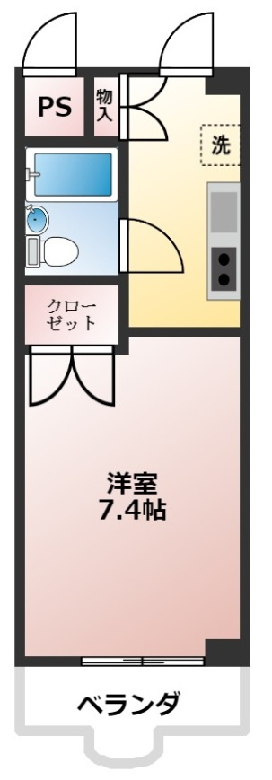 中野パレスの間取り