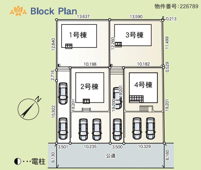 日立市久慈町第25　新築戸建　3号棟の区画図