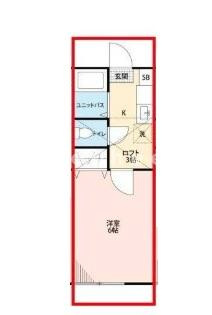シャネル富士見台の間取り