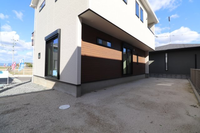 北野町今山戸建4号棟の庭