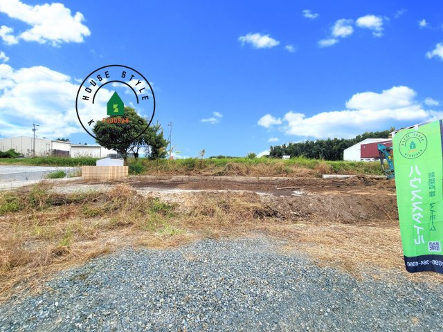 菊池市泗水町吉富第4₋3棟(1号棟)の外観|デザイン性のある外観です。