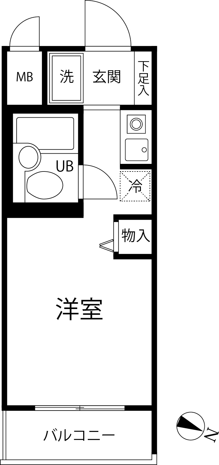 TOP大森北Ｎｏ.1の間取り