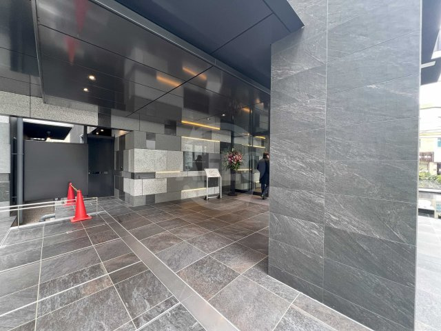 ジオタワー新町　堀江小学校のロビー|ジオタワー新町　ロビー