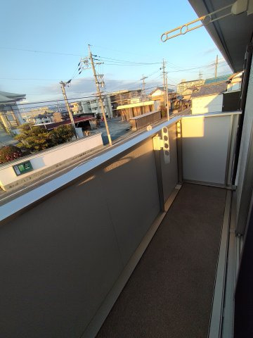 アークスクエアのバルコニー