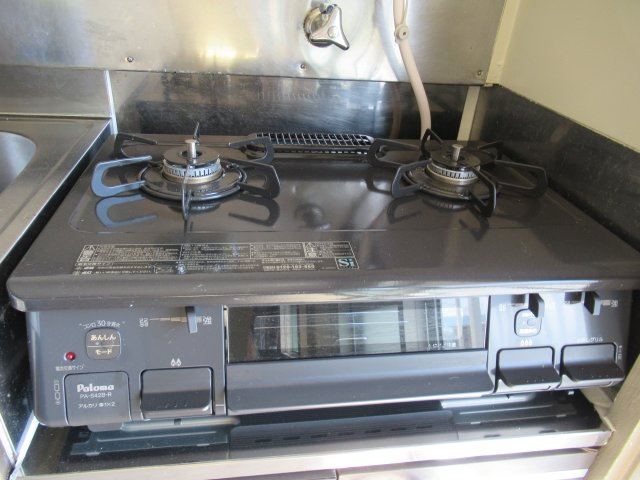 兵庫県公社　伊川谷（２）２号棟の設備|２口ガスコンロ