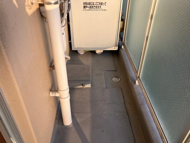 兵庫県公社　伊川谷（２）２号棟のバルコニー|外からの目が気にならないバルコニーで洗濯物が干せます