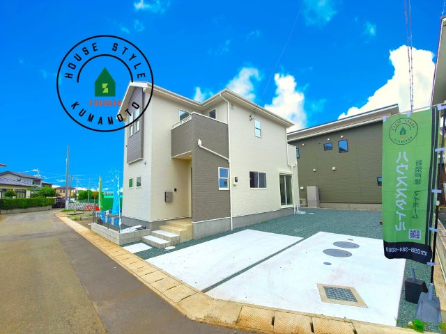 菊池市泗水町吉富第4₋3棟(2号棟)の前面道路含む現地写真|見学の時間などお気軽にお問い合わせ下さい。