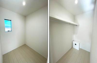 【収納】 | いなべ市大安町中央ヶ丘１丁目 | ウォークインクローゼット　２階
